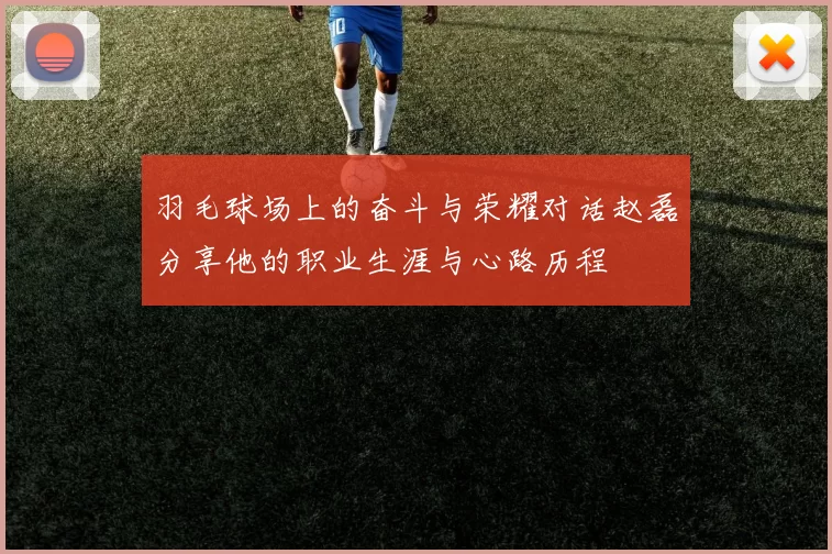 羽毛球场上的奋斗与荣耀对话赵磊分享他的职业生涯与心路历程
